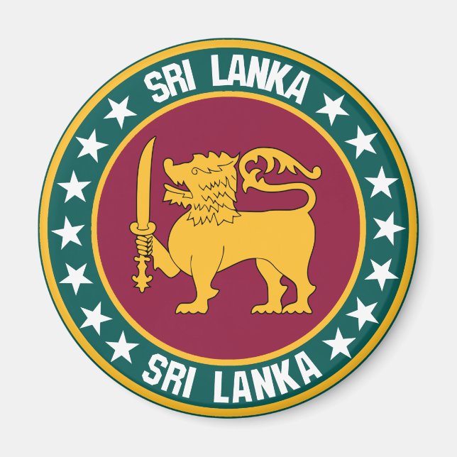 Sri Lanka                                          Magnet (Front)
