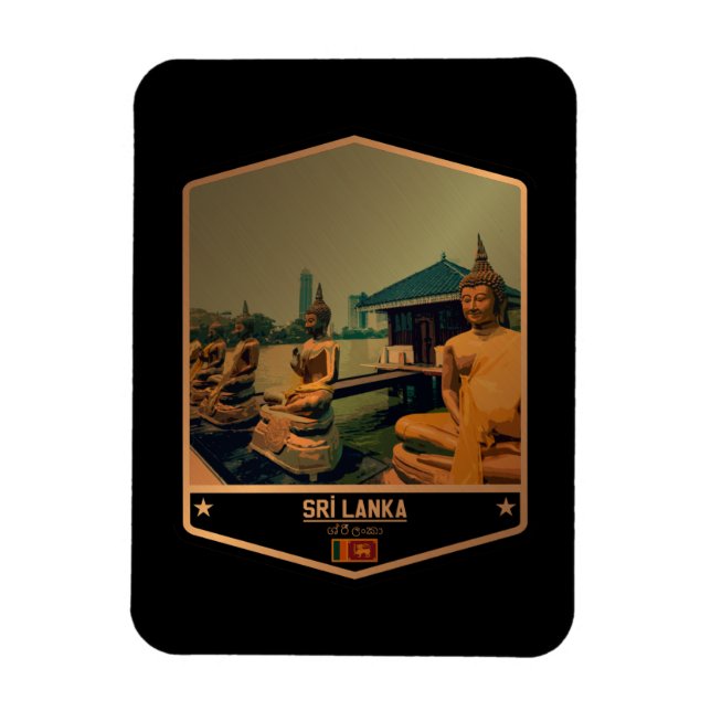 Sri Lanka Magnet (Vertical)