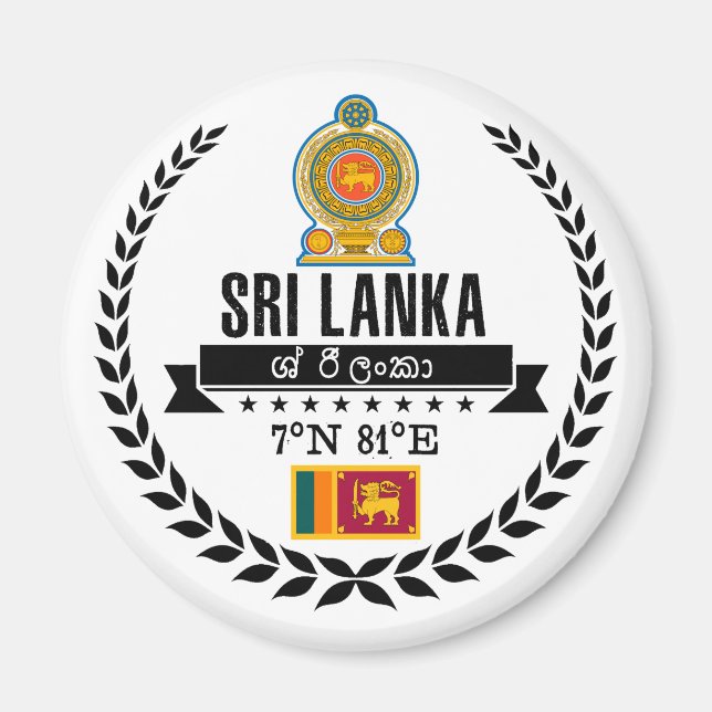 Sri Lanka Magnet (Front)