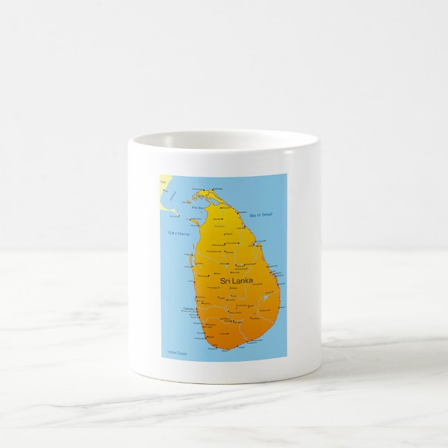 Sri Lanka Map Coffee Mug (Creator Uploaded)
