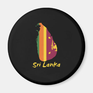 Sri Lanka Map Proud Sri Lankan Asia Gift Magnet