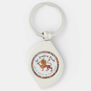 Sri Lanka Metal Keychain
