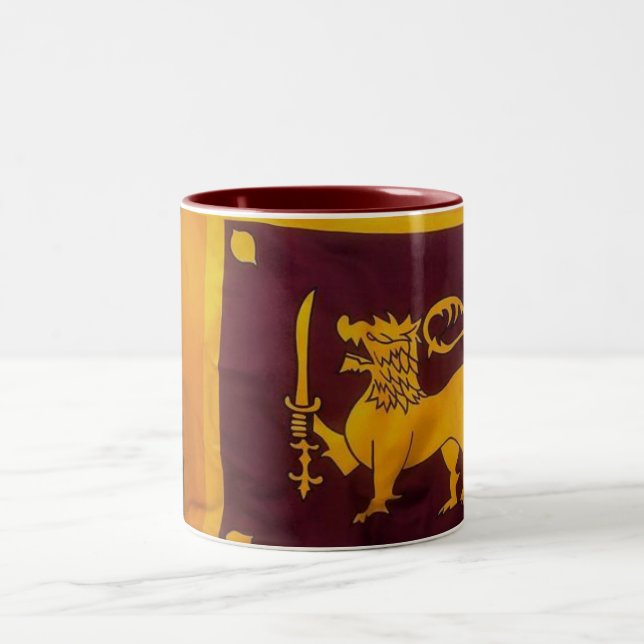 Sri Lanka -Mug- Two-Tone Coffee Mug (Center)