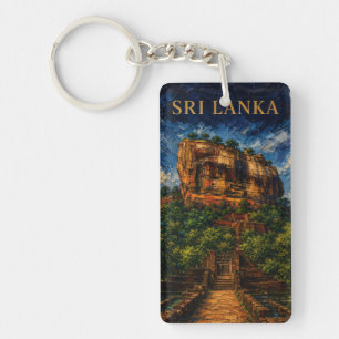 Sri Lanka: Mystic Night Sigiriya Art Souvenir Key Ring