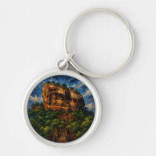 Sri Lanka: Mystic Night Sigiriya Art Souvenir Key Ring