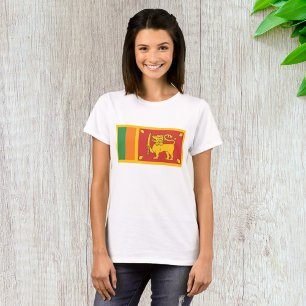 Sri Lanka National Flag Lion Symbol T-Shirt