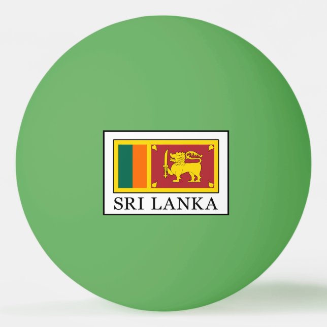Sri Lanka Ping Pong Ball (Front)