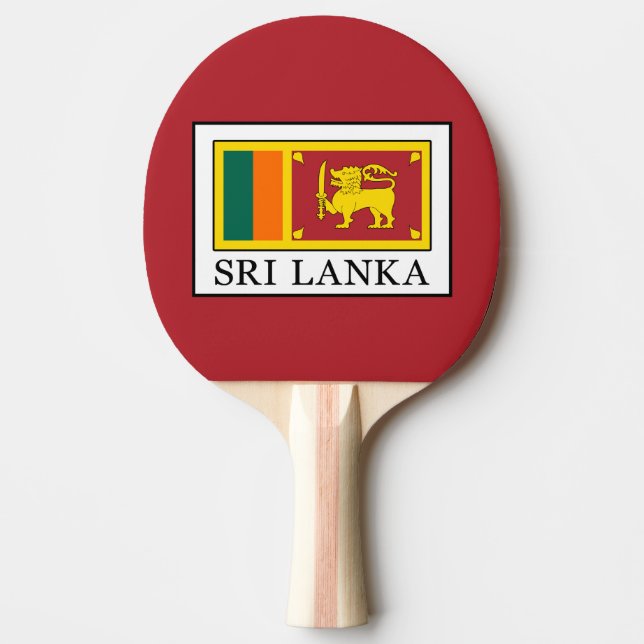 Sri Lanka Ping Pong Paddle (Front)