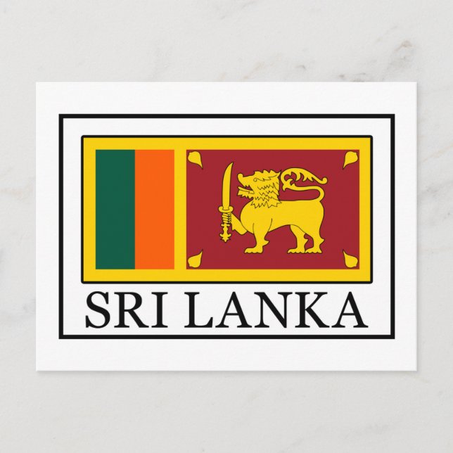 Sri Lanka Postcard (Front)