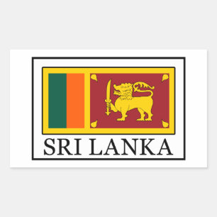 Sri Lanka Rectangular Sticker