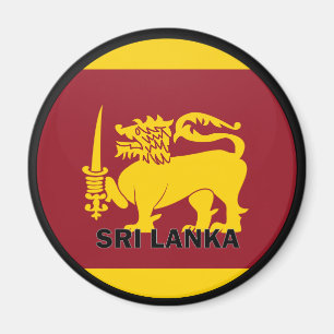Sri Lanka Roundel quality Flag Magnet