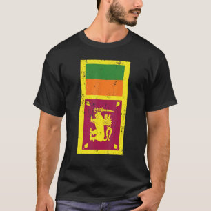 Sri Lanka Sri Jayawardenepura Kotte Distressed Fla T-Shirt