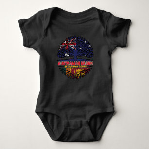 Sri Lanka Sri Lankan Australian Australia Tree Baby Bodysuit