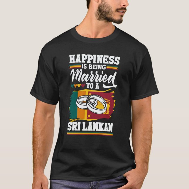 Sri Lanka Sri Lankan Sri Lanka Flag T-Shirt (Front)