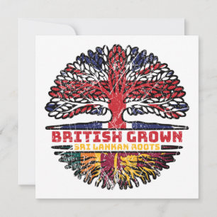 Sri Lanka Sri Lankan Uk United Kingdom British Card