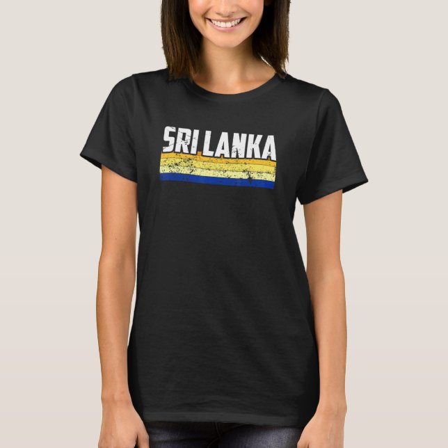 Sri Lanka Summer Vacation Holiday Travel Sri Lanka T-Shirt (Front)