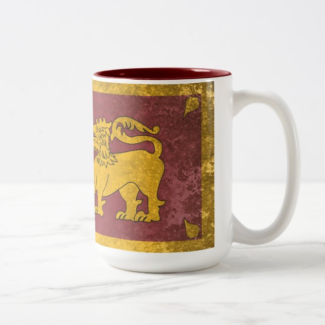 Sri Lanka Two-Tone Coffee Mug (Right)