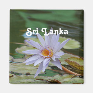Sri Lanka Water Lily Magnet