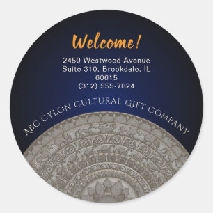 Sri Lanka Welcome Classic Round Sticker