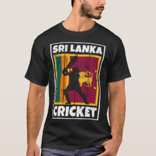 Sri Lankan Cricket Fan Flag Of Sri Lanka Cricket T-Shirt