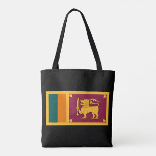 Sri Lankan Flag, Flag of Sri Lanka Tote Bag