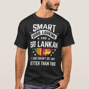 Sri Lankan Flag Native Pride Sri Lanka Roots T-Shirt