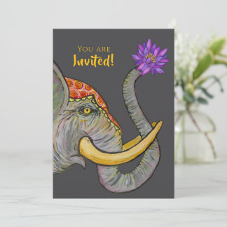 Sri Lankan Heritage Hand-painted Invitation