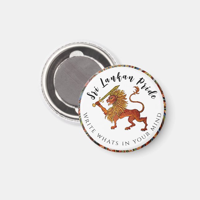 Sri Lankan Pride  Invitation Magnet (Front/Back)