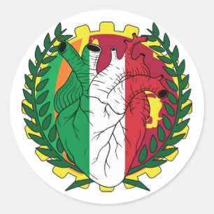 Sri Lankan Sri Lanka Saint Josephs italian Italy Classic Round Sticker