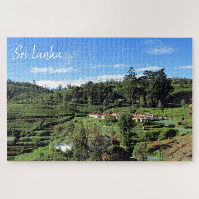 sri lankan tea plantations jigsaw puzzle (Horizontal)