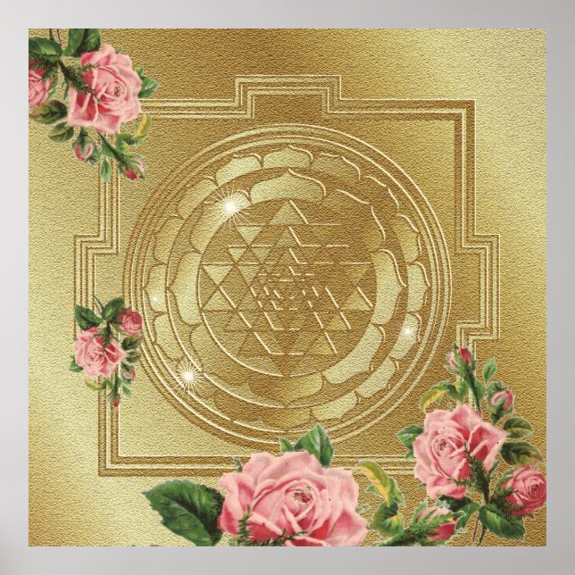 SRI YANTRA and the Scent Of Roses - Poster (Front)