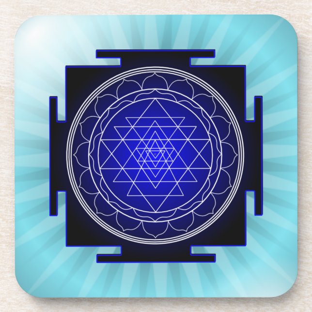 sri yantra coaster (Front)
