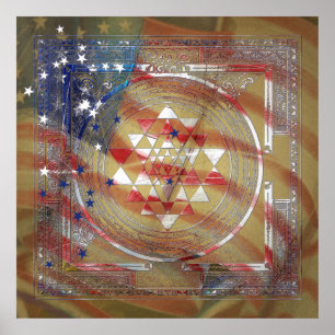Sri Yantra for America - Poster