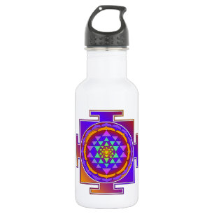 SRI YANTRA full coloured + your ideas 532 Ml Water Bottle