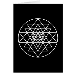 Sri Yantra Greeting Card
