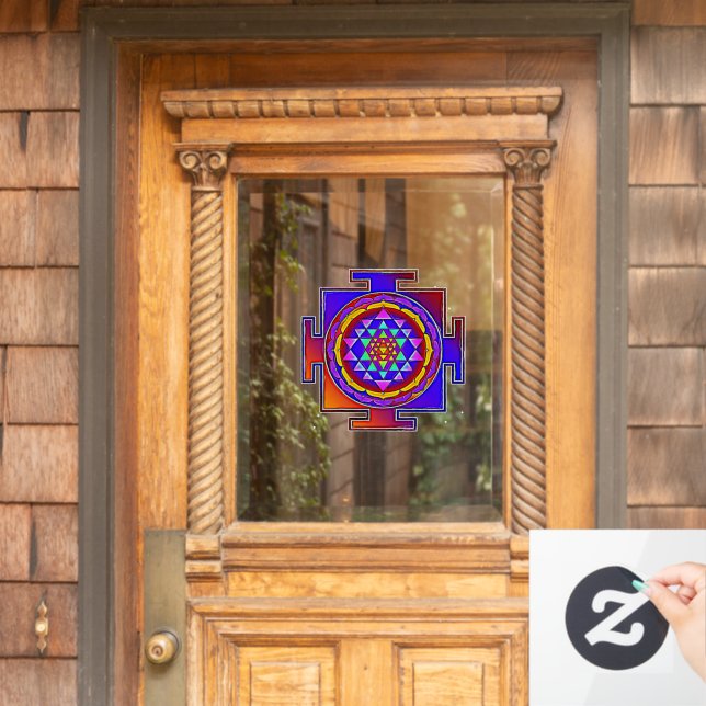Sri Yantra - Hinduism Symbol Design 1 (Home Door)