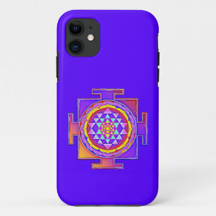 Sri Yantra - Hinduism Symbol Design 1 iPhone 11 Case
