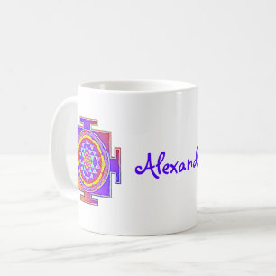 Sri Yantra - Hinduism Symbol Design 1 Coffee Mug