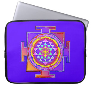 Sri Yantra - Hinduism Symbol Design 1 Laptop Sleeve