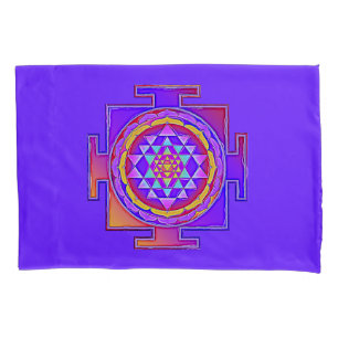 Sri Yantra - Hinduism Symbol Design 1 Pillowcase
