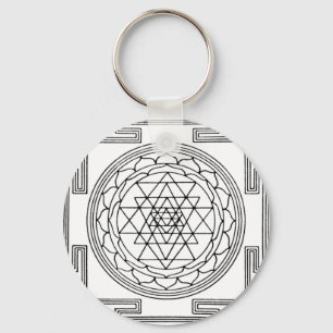 Sri Yantra Mandala Key Ring
