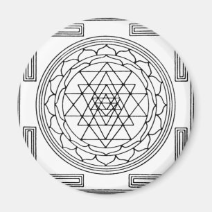 Sri Yantra Mandala Magnet