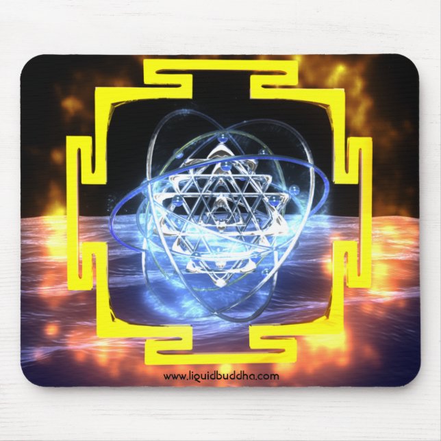 Sri Yantra Mandala Mouse Pad (Front)