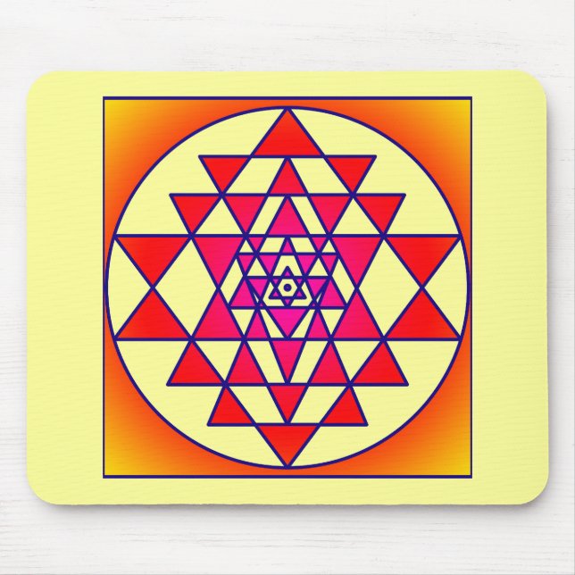 Sri Yantra Mouse Pad (Front)
