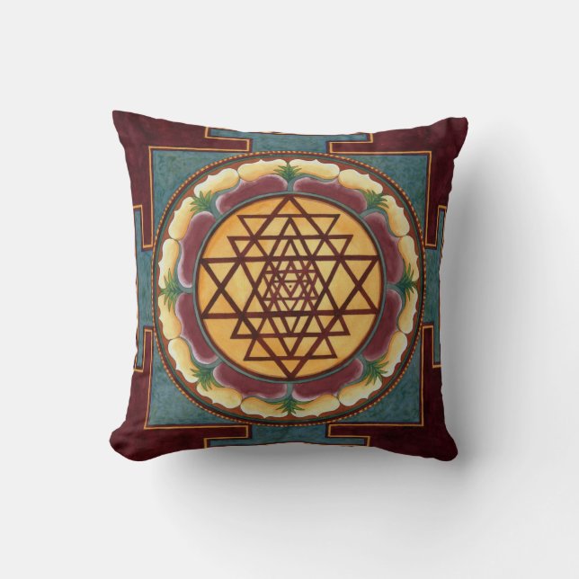 Sri Yantra pillow (Front)