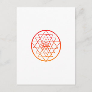 Sri Yantra Postcard