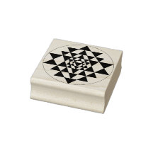 Sri Yantra Rubber Stamp