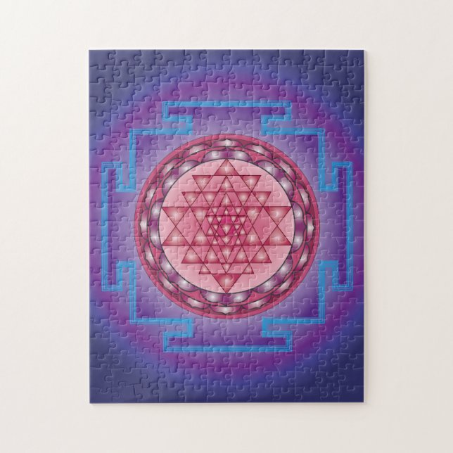 SRI YANTRA - SANCTUARY JIGSAW PUZZLE (Vertical)