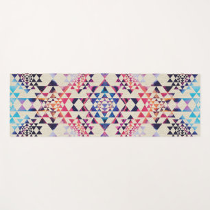 Sri Yantra / Sri Chakra Pattern - Paint texture Yoga Mat