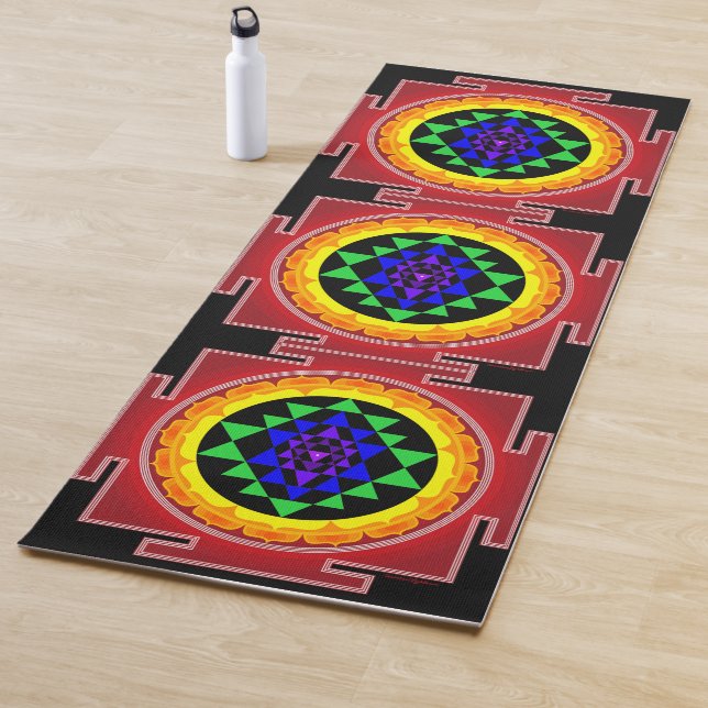 Sri Yantra /Sri Chakra Yoga Mat (In Situ)